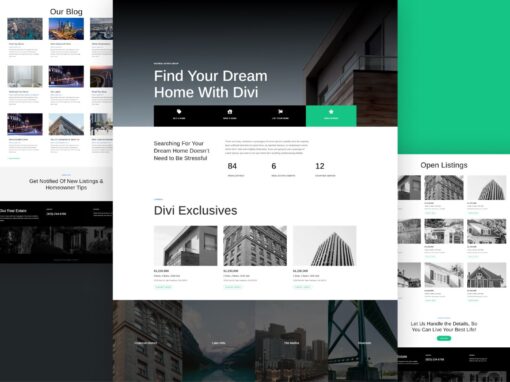Kostenloses Layout Pack für Immobilien
